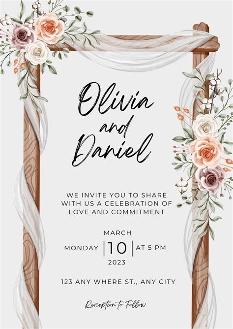 online blank wedding invitation maker